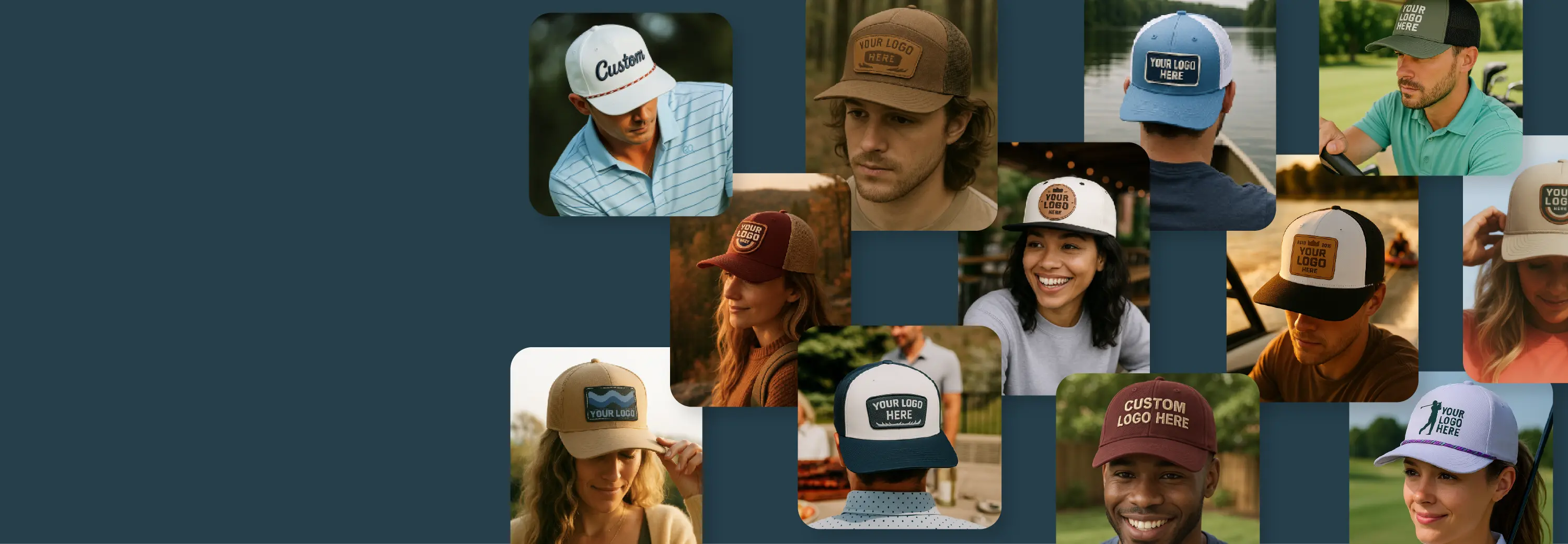 Custom Hats with Logo