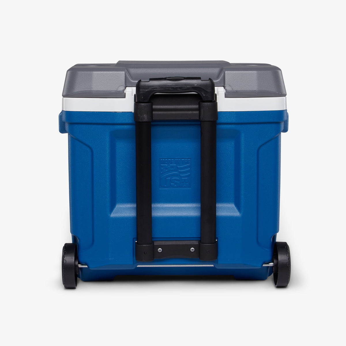 Custom Igloo Latitude 30 Qt Roller Cooler, Blue