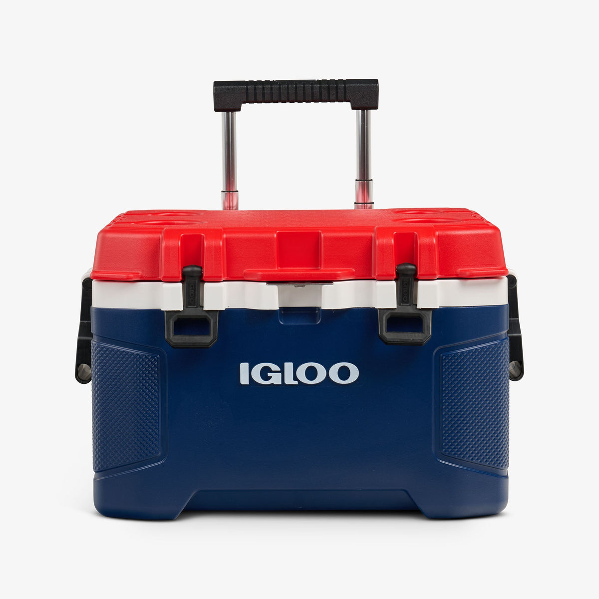 Custom Igloo Trailmate 52 Qt Roller Cooler, Americana