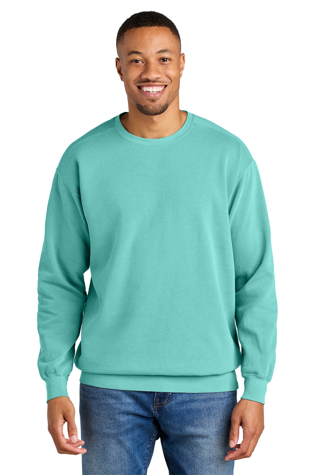 COMFORT COLORS Ring Spun Crewneck Sweatshirt - Chalky Mint