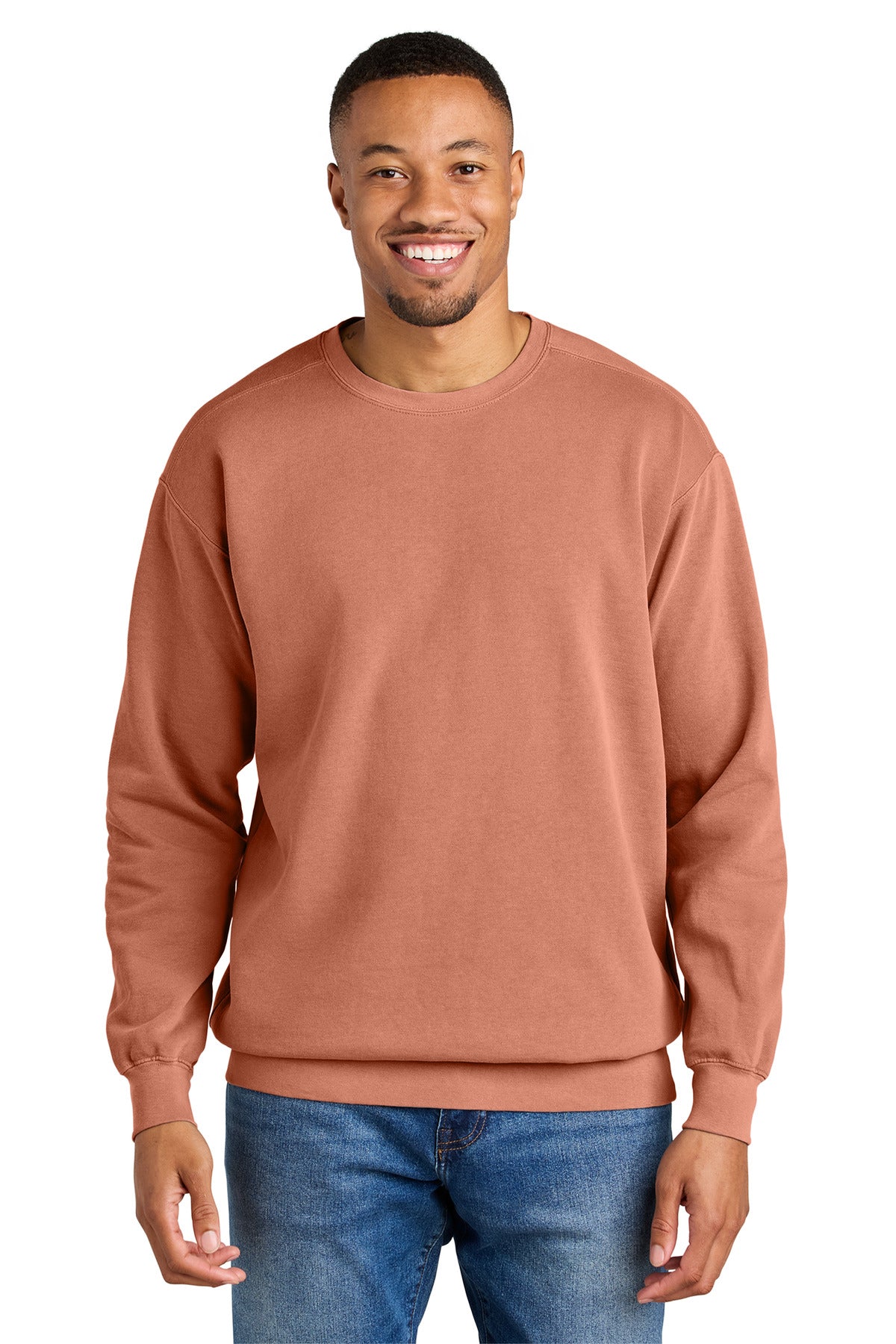 COMFORT COLORS Ring Spun Crewneck Sweatshirt - Terracotta