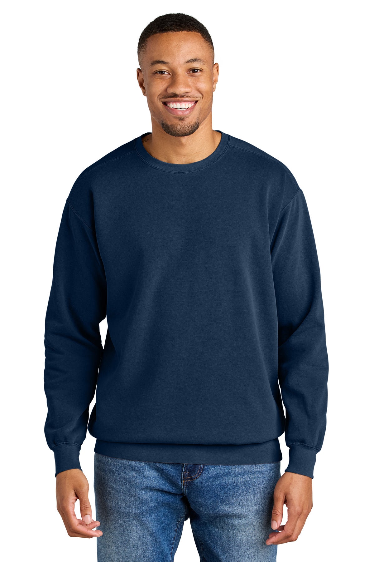 COMFORT COLORS Ring Spun Crewneck Sweatshirt - True Navy