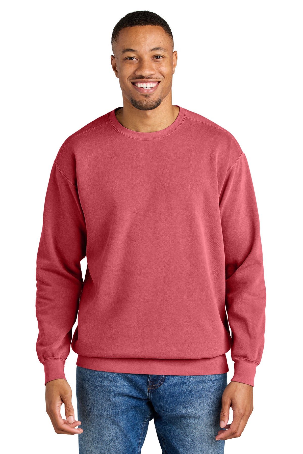 COMFORT COLORS Ring Spun Crewneck Sweatshirt - Watermelon