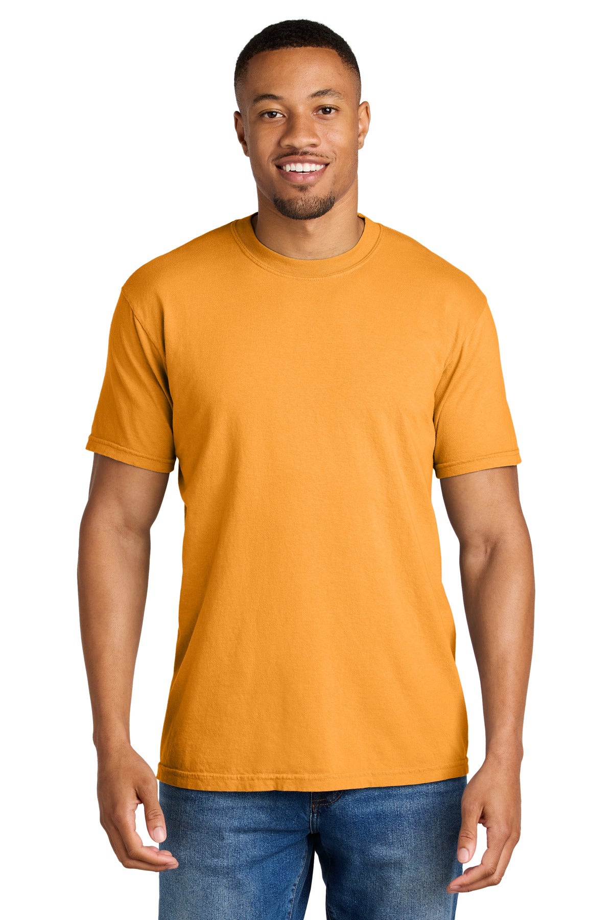 COMFORT COLORS Heavyweight Ring Spun Tee - Bright Orange