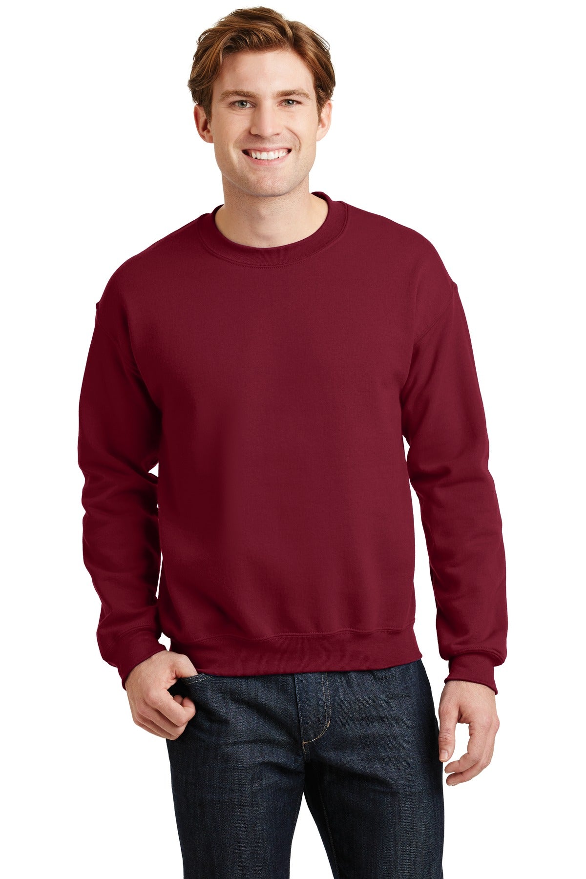 Gildan Heavy Blend™ Crewneck Sweatshirt - Cardinal Red