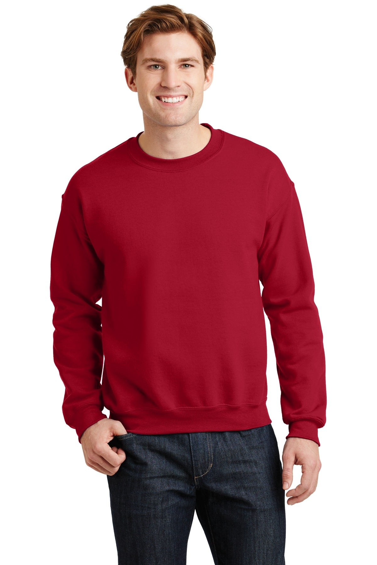 Gildan Heavy Blend™ Crewneck Sweatshirt - Cherry Red