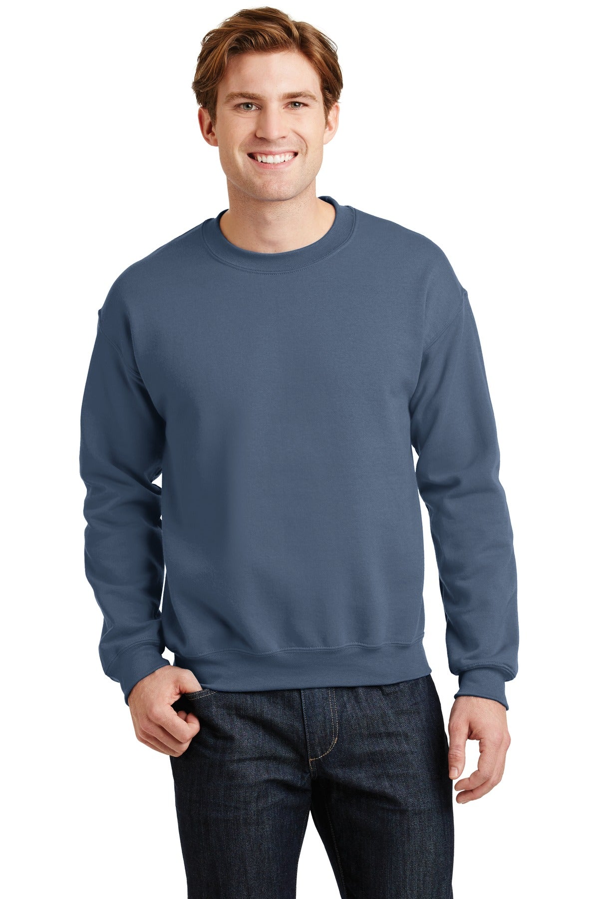 Gildan Heavy Blend™ Crewneck Sweatshirt - Indigo Blue
