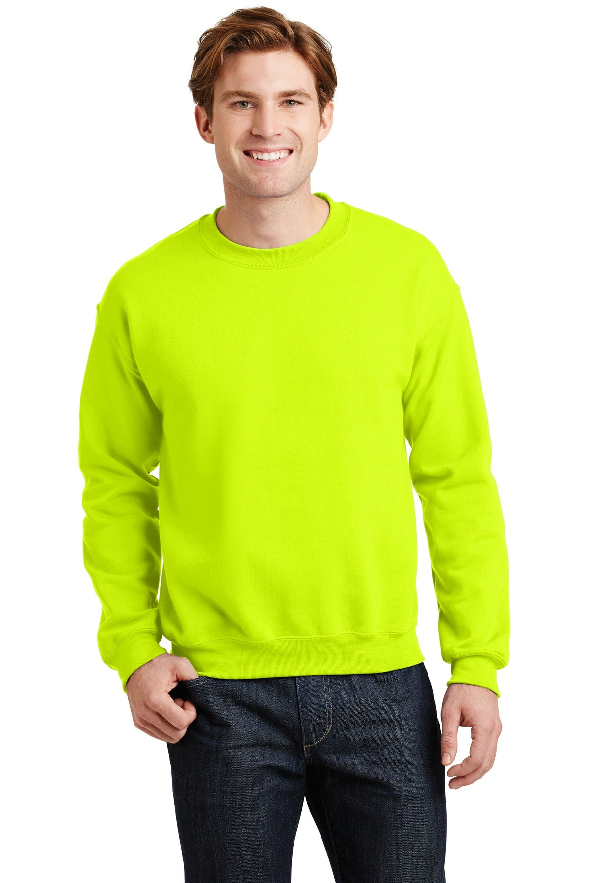 Gildan Heavy Blend™ Crewneck Sweatshirt - Safety Green