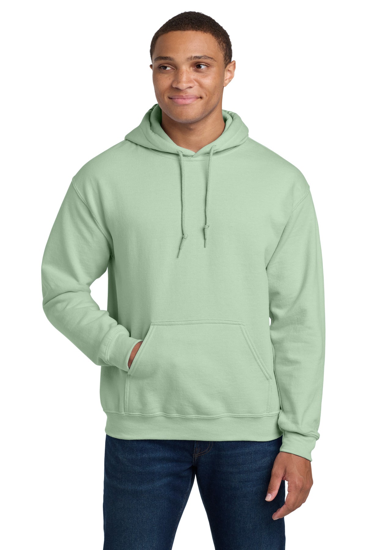 Gildan Heavy Blend Hooded Sweatshirt - Mint Green