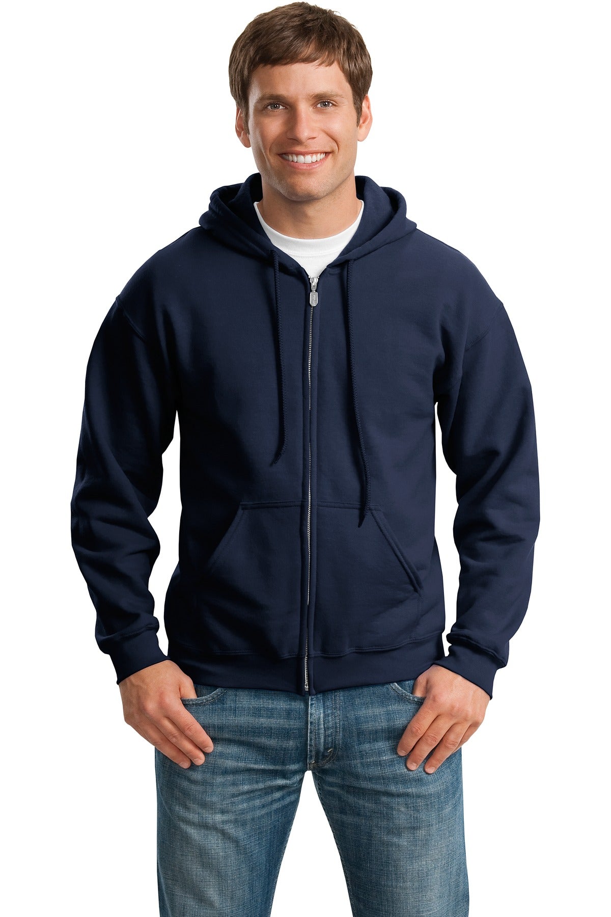 Gildan Heavy Blend™ Full-Zip Hooded Sweatshirt - Navy