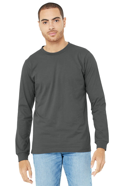 BELLA+CANVAS Unisex Jersey Long Sleeve Tee - Asphalt