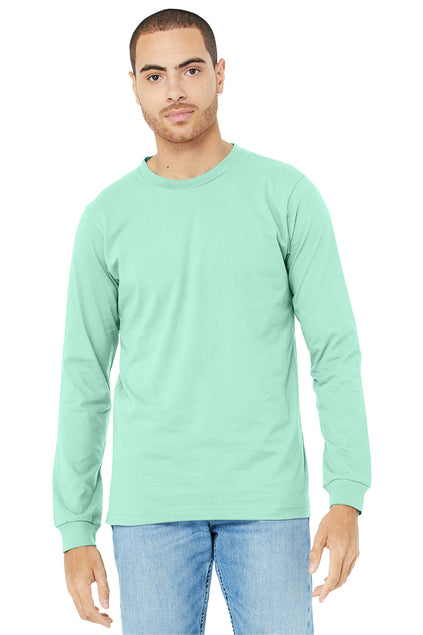 BELLA+CANVAS Unisex Jersey Long Sleeve Tee - Mint