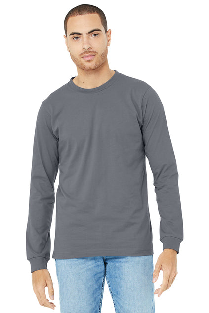 BELLA+CANVAS Unisex Jersey Long Sleeve Tee - Storm