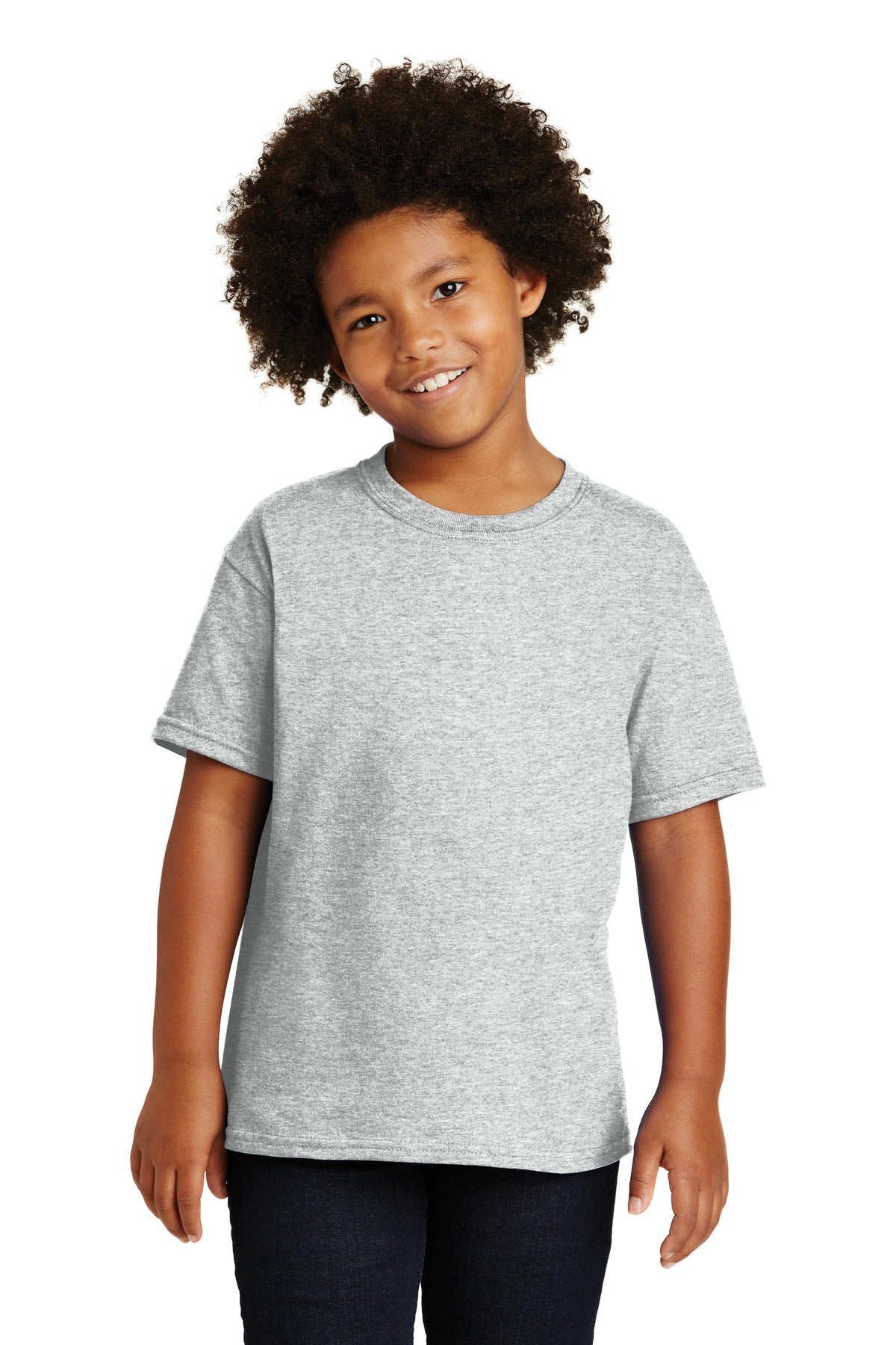 Gildan - Youth Heavy Cotton 100% Cotton T-Shirt - Ash