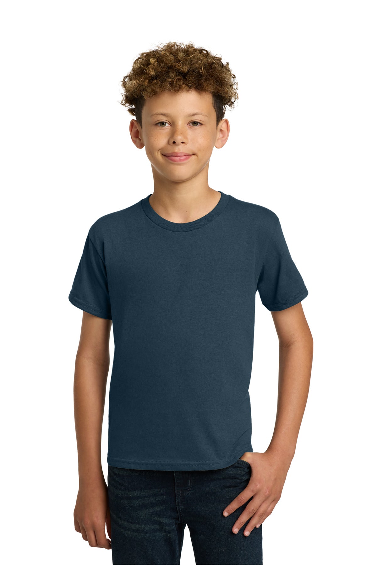 Gildan - Youth Heavy Cotton 100% Cotton T-Shirt - Blue Dusk