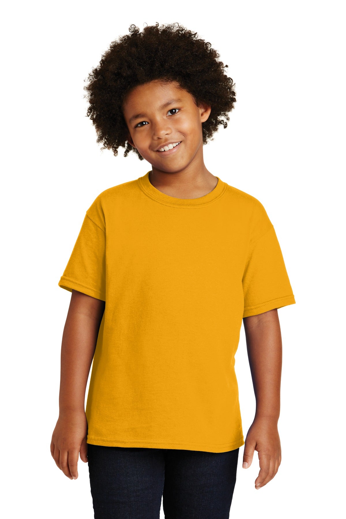 Gildan - Youth Heavy Cotton 100% Cotton T-Shirt - Gold