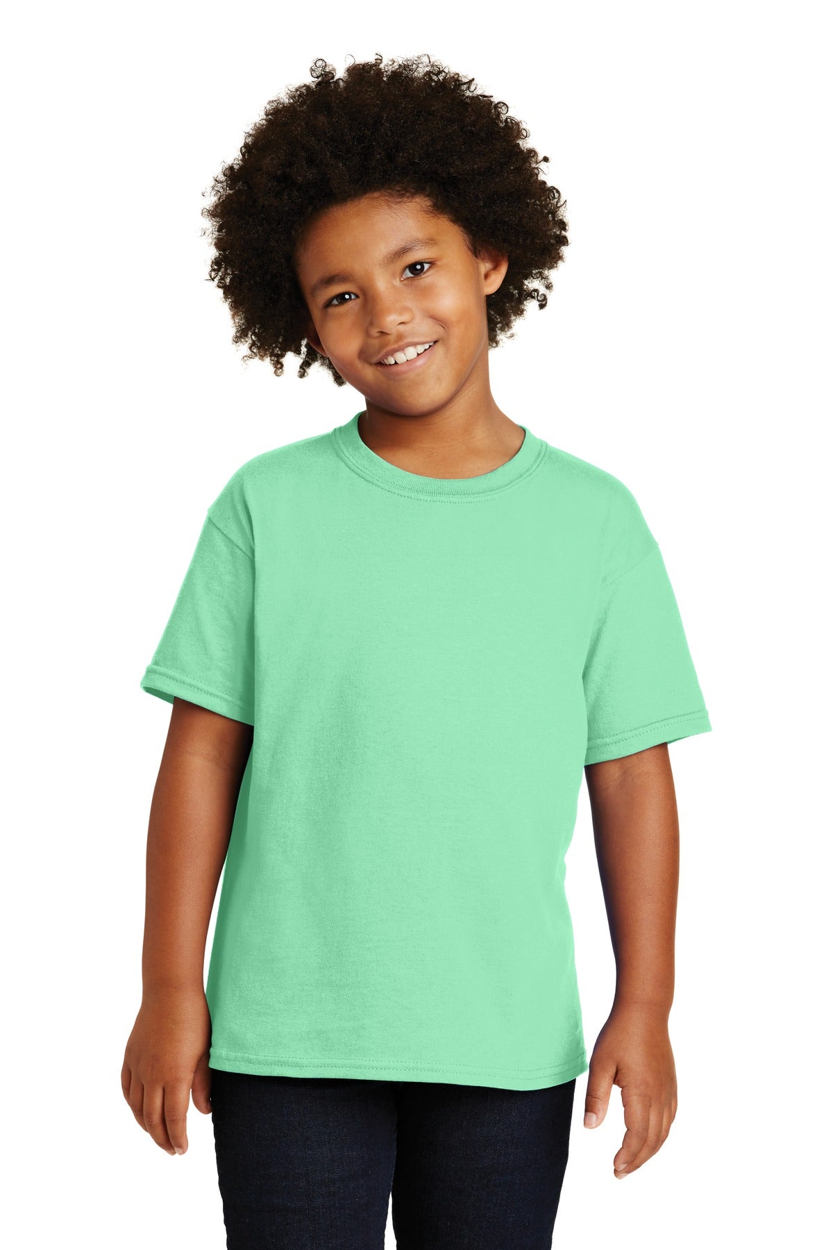 Gildan - Youth Heavy Cotton 100% Cotton T-Shirt - Mint Green