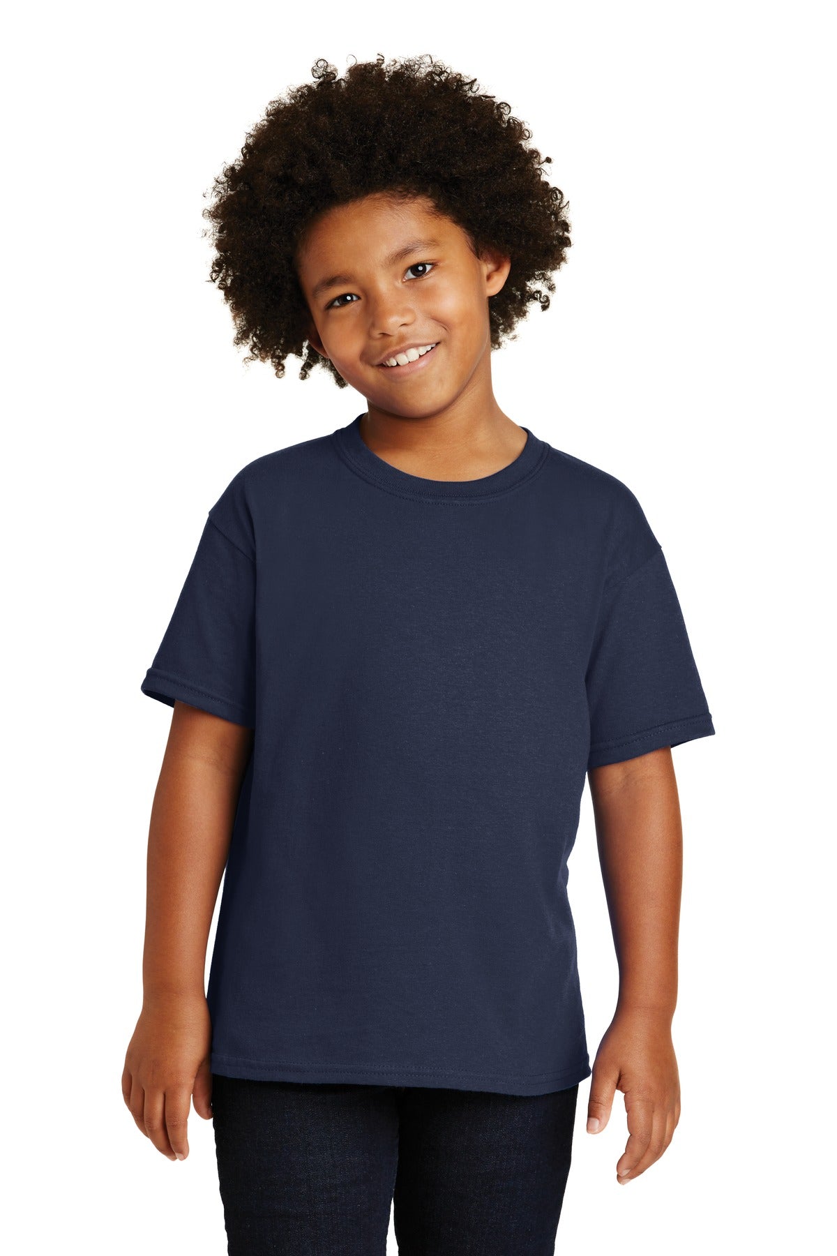 Gildan - Youth Heavy Cotton 100% Cotton T-Shirt - Navy