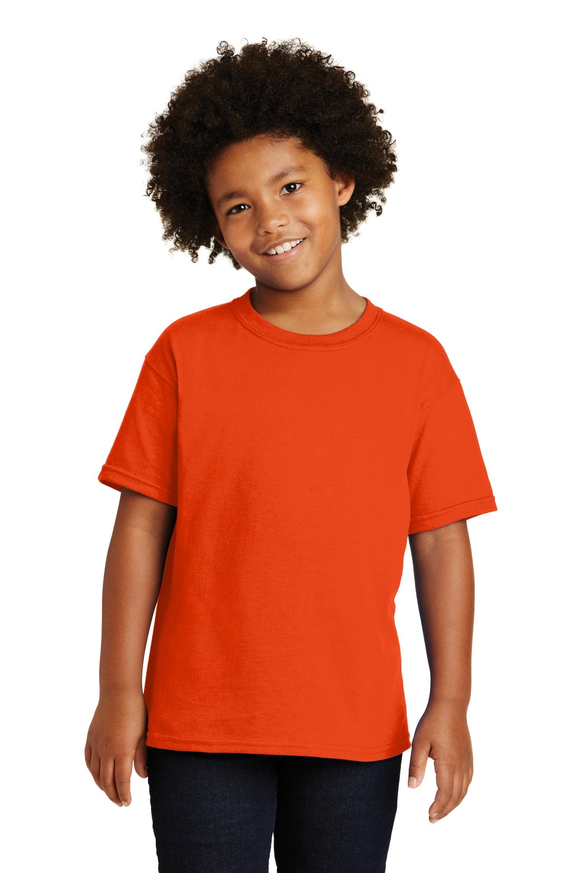 Gildan - Youth Heavy Cotton 100% Cotton T-Shirt - Orange