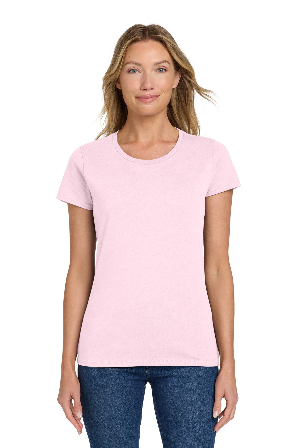 Gildan Women's Heavy Cotton 100% Cotton T-Shirt - Light Pink