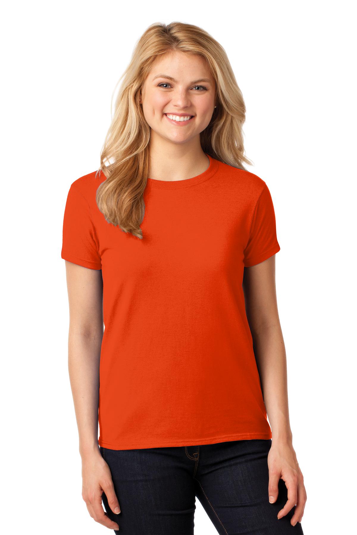 Gildan Women's Heavy Cotton 100% Cotton T-Shirt - Orange