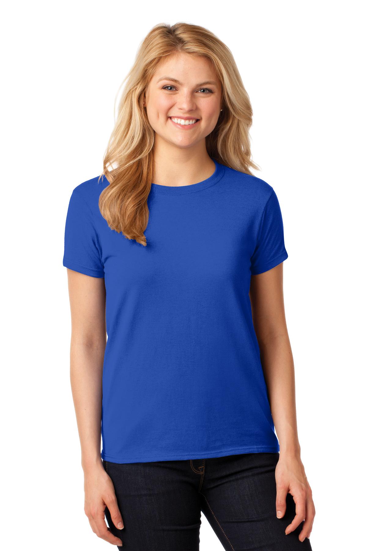Gildan Women's Heavy Cotton 100% Cotton T-Shirt - Royal