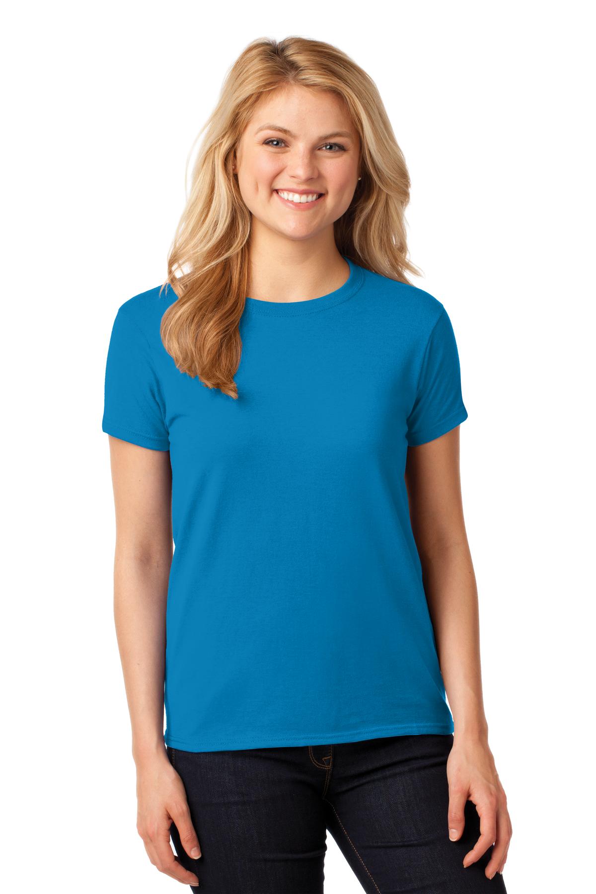 Gildan Women's Heavy Cotton 100% Cotton T-Shirt - Sapphire