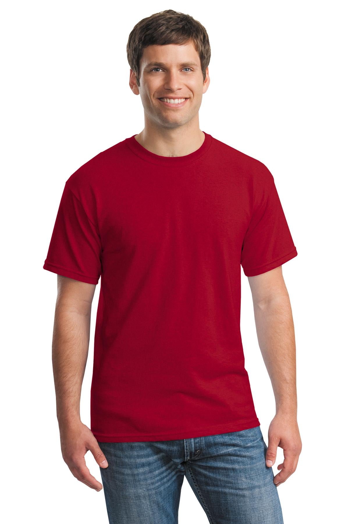 Gildan Heavy Cotton 100% Cotton T-Shirt - Antique Cherry Red