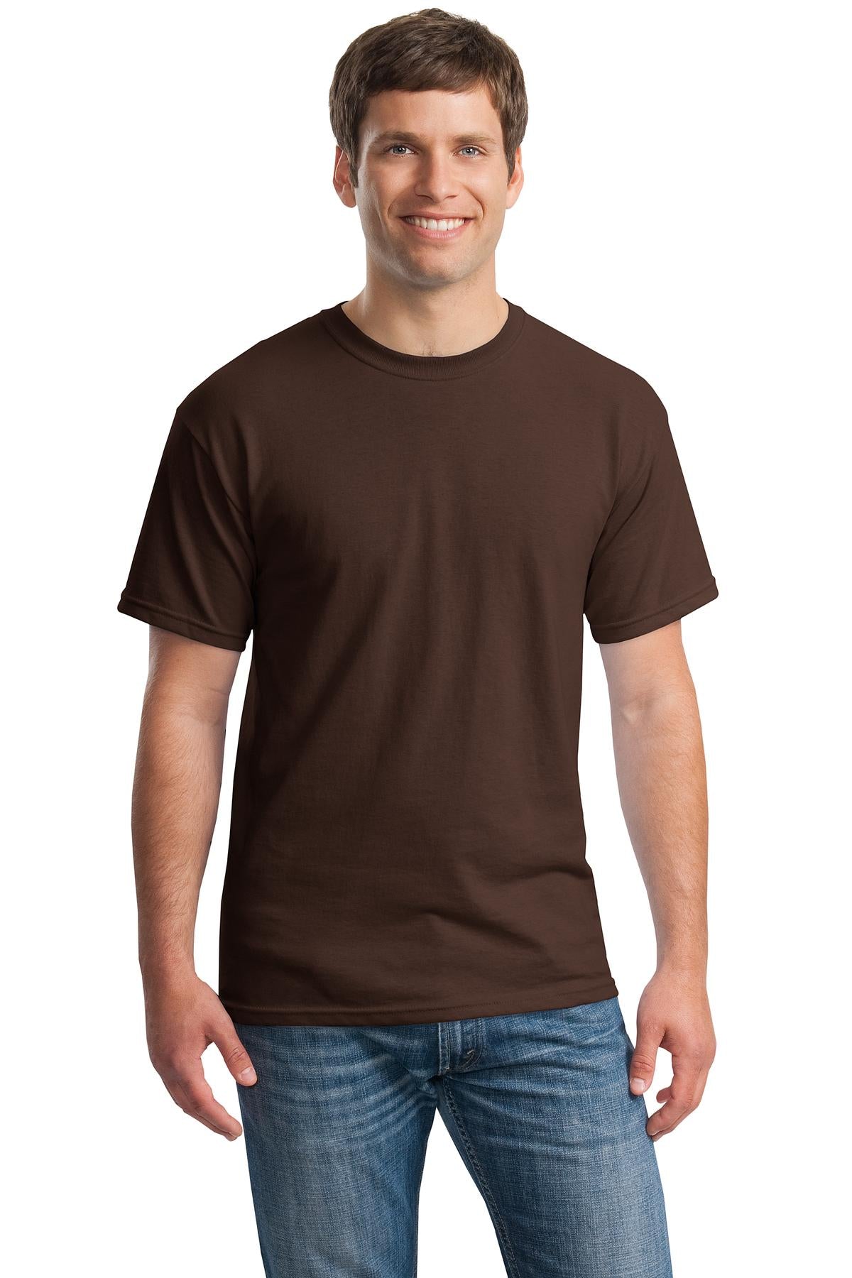Gildan - Heavy Cotton 100% Cotton T-Shirt - Dark Chocolate