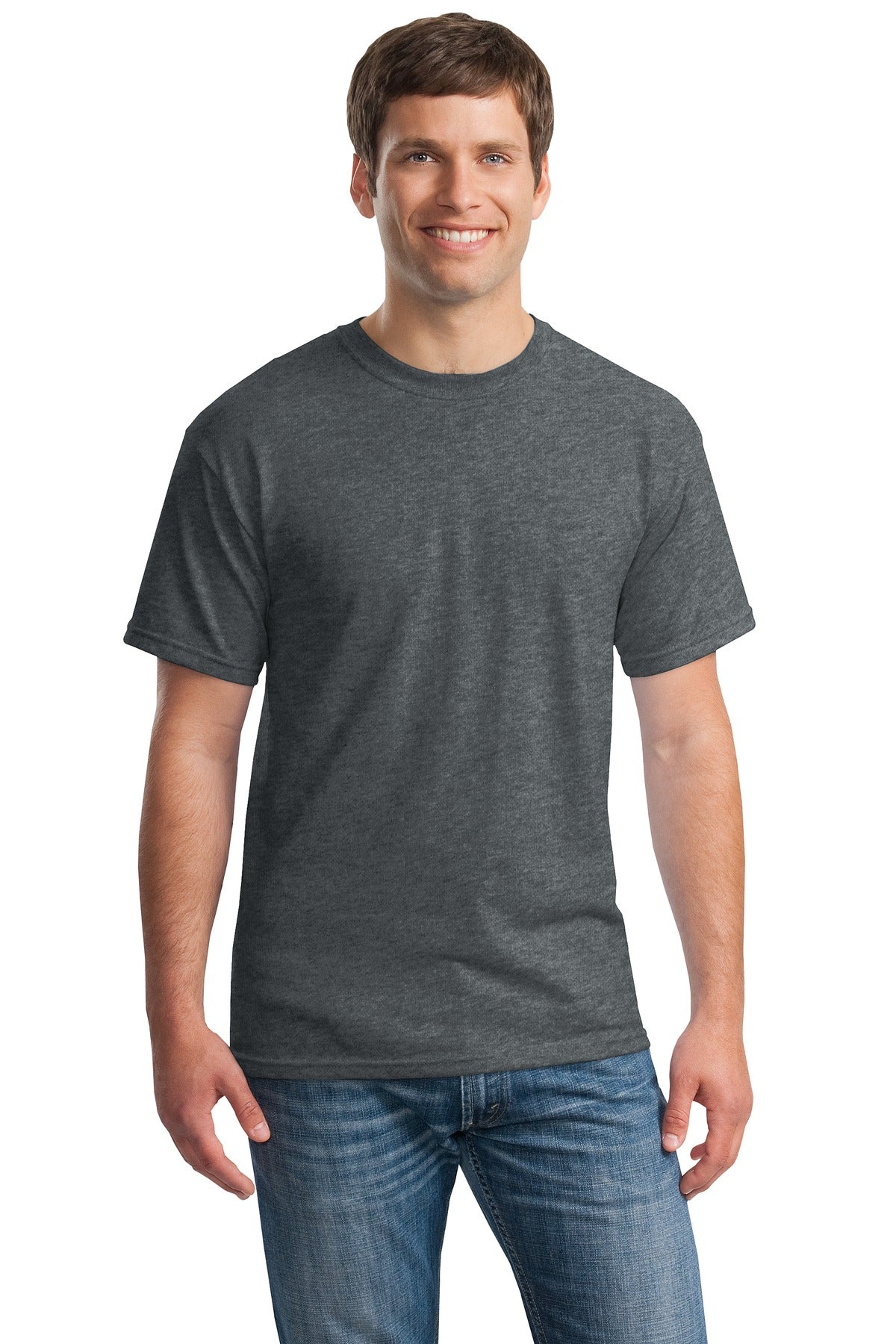 Gildan - Heavy Cotton 100% Cotton T-Shirt - Dark Heather