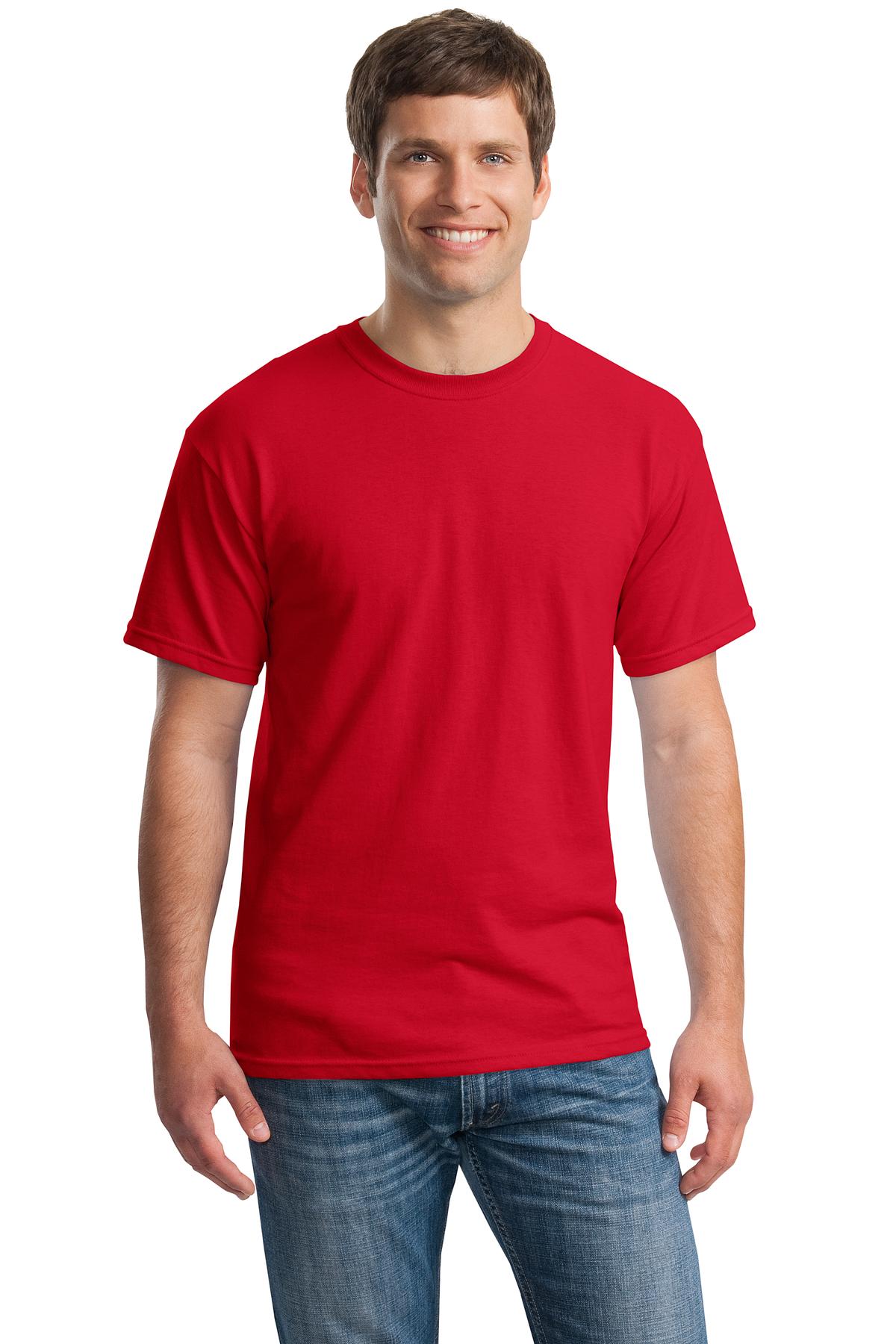Gildan - Heavy Cotton 100% Cotton T-Shirt - Red