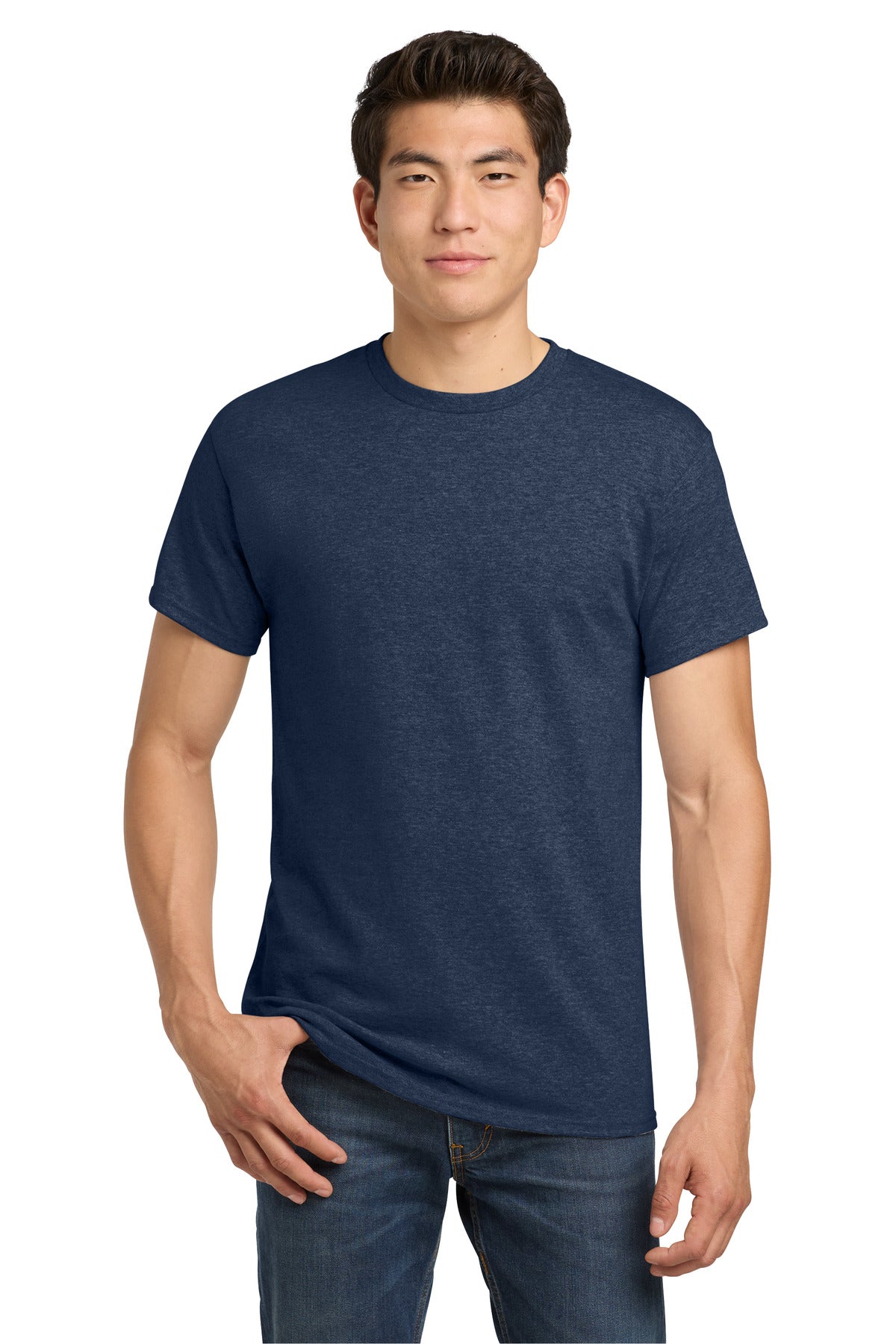 Gildan - Heavy Cotton 100% Cotton T-Shirt - Heather Navy