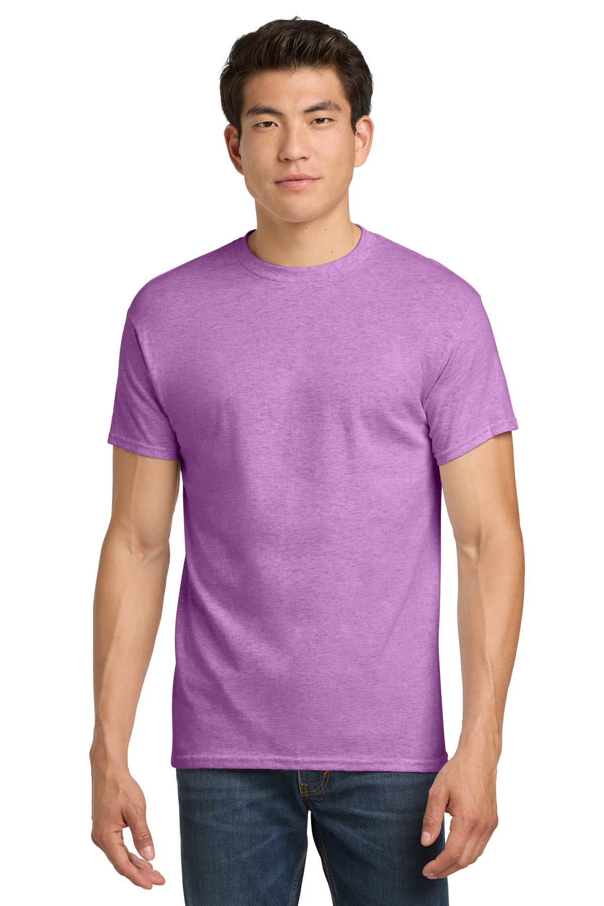 Gildan - Heavy Cotton 100% Cotton T-Shirt - Heather Radiant Orchid