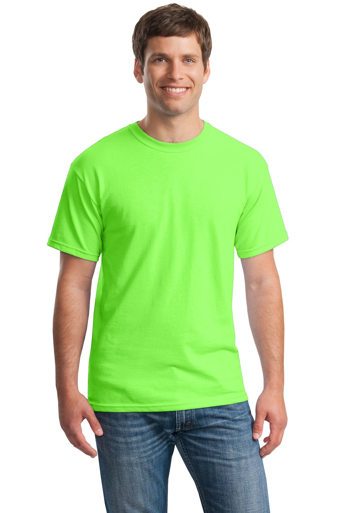 Gildan - Heavy Cotton 100% Cotton T-Shirt - Neon Green
