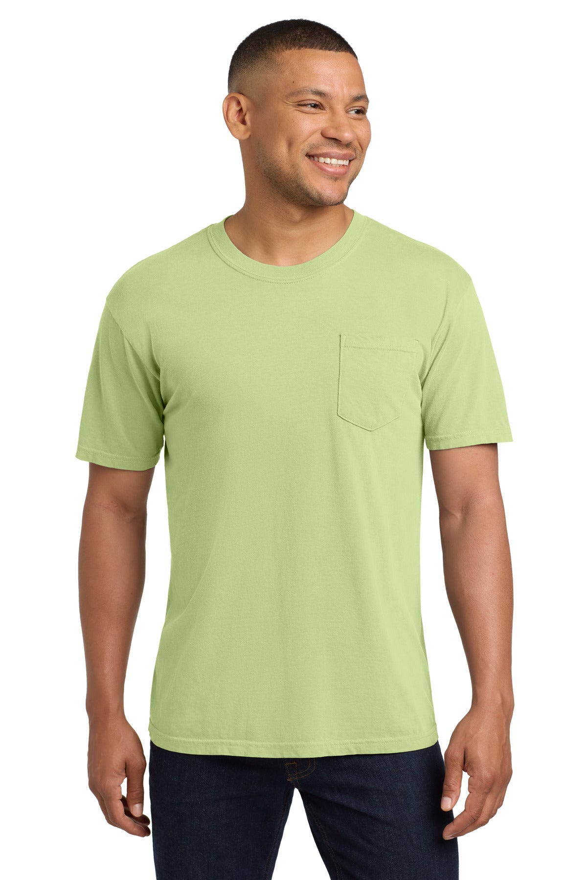 COMFORT COLORS Heavyweight Ring Spun Pocket Tee - Celadon