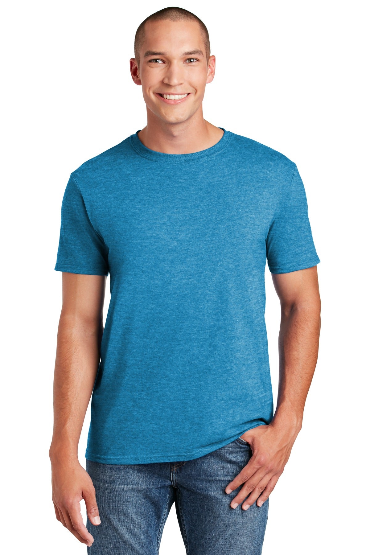 Gildan Softstyle T-Shirt - Heather Sapphire