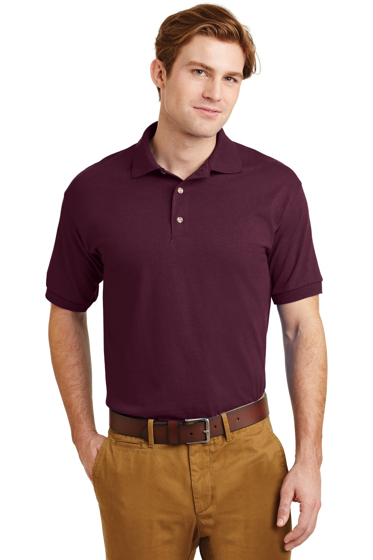 Gildan - DryBlend 6-Ounce Jersey Knit Sport Shirt - Maroon
