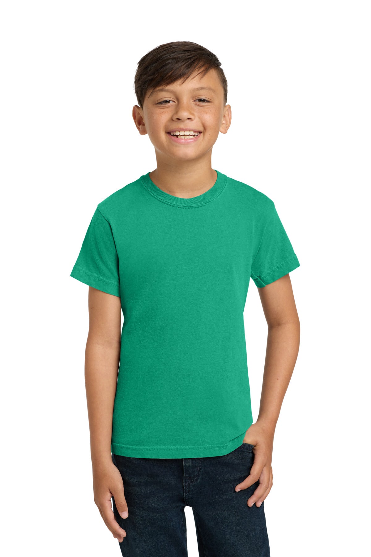 COMFORT COLORS Youth Heavyweight Ring Spun Tee - Island Green