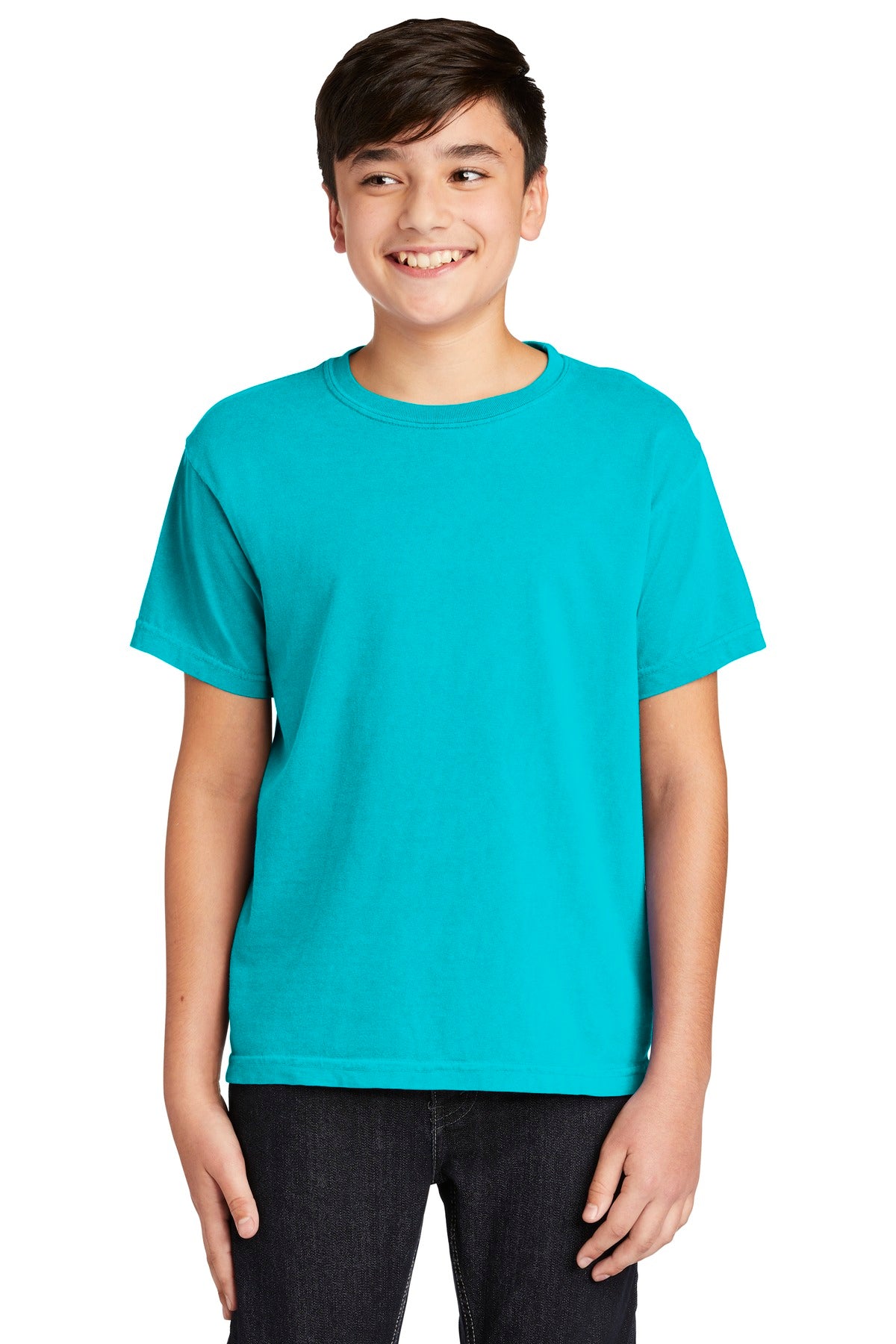 COMFORT COLORS Youth Heavyweight Ring Spun Tee - Lagoon