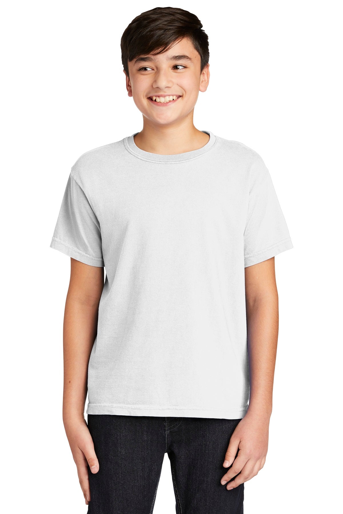 COMFORT COLORS Youth Heavyweight Ring Spun Tee - White