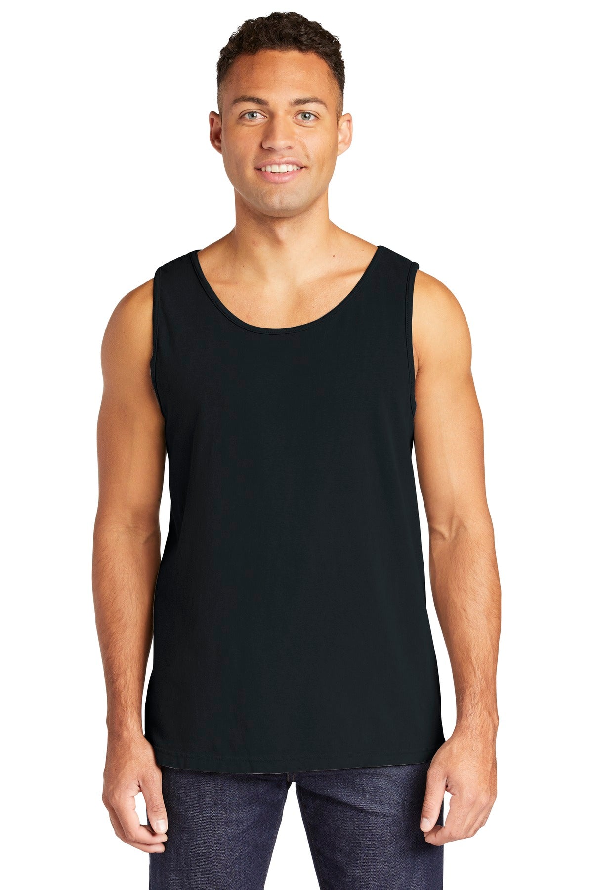 COMFORT COLORS Heavyweight Ring Spun Tank Top - Black