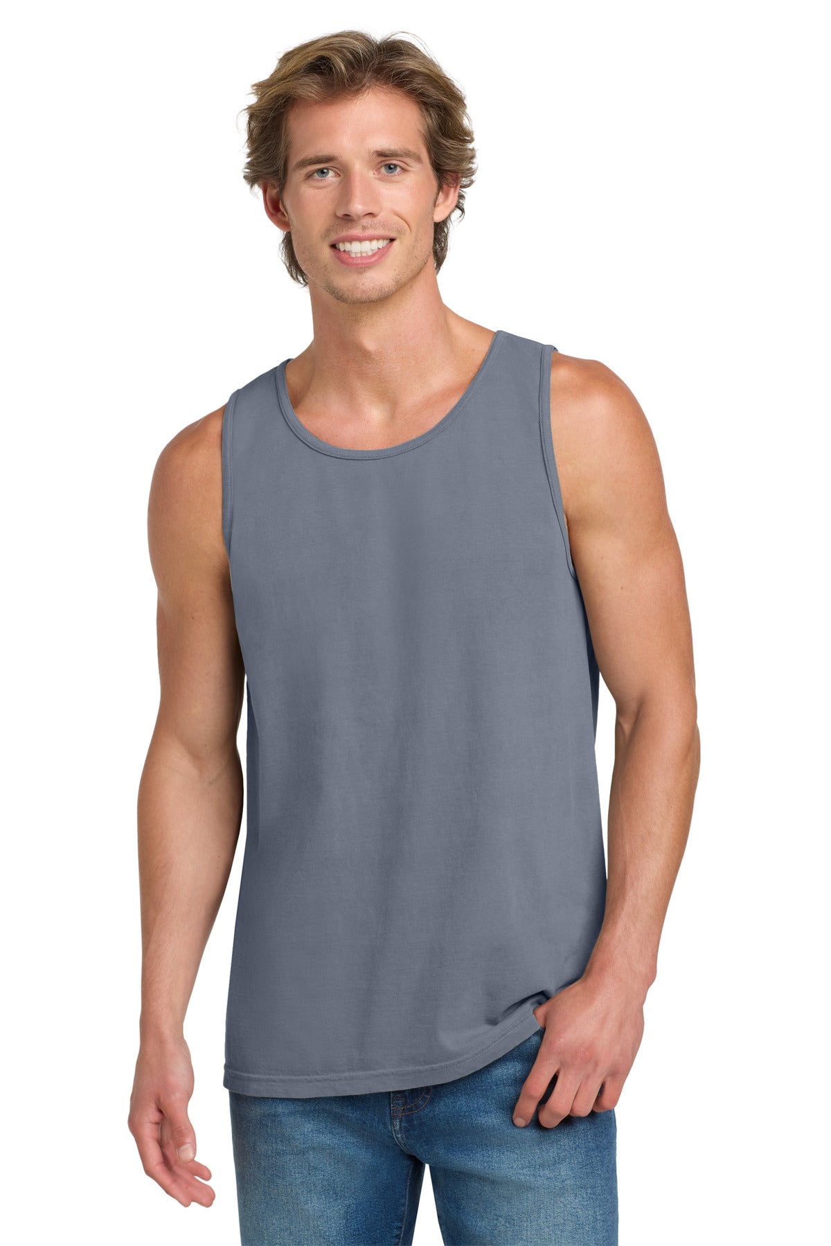 COMFORT COLORS Heavyweight Ring Spun Tank Top - Blue Jean