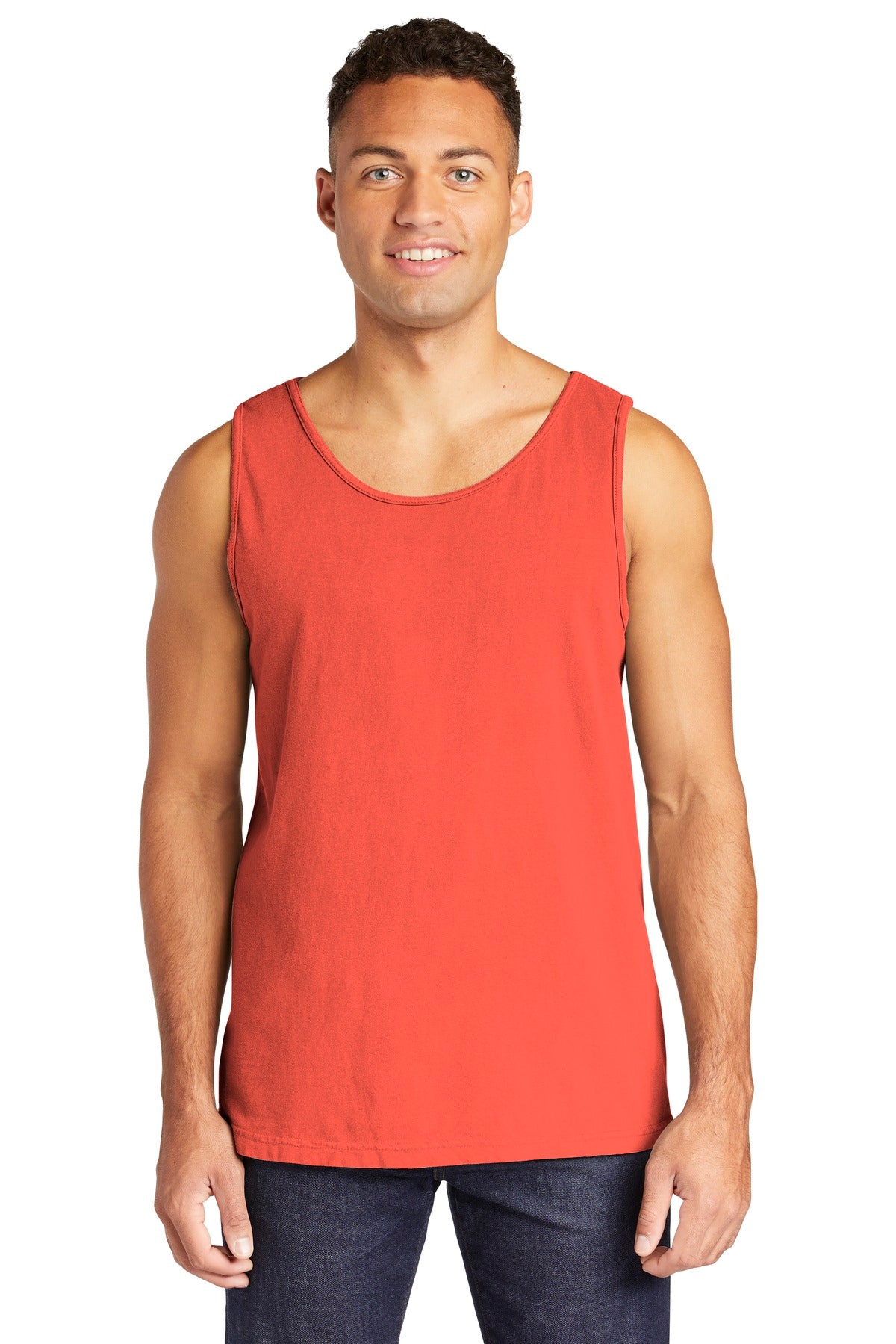 COMFORT COLORS Heavyweight Ring Spun Tank Top - Bright Salmon