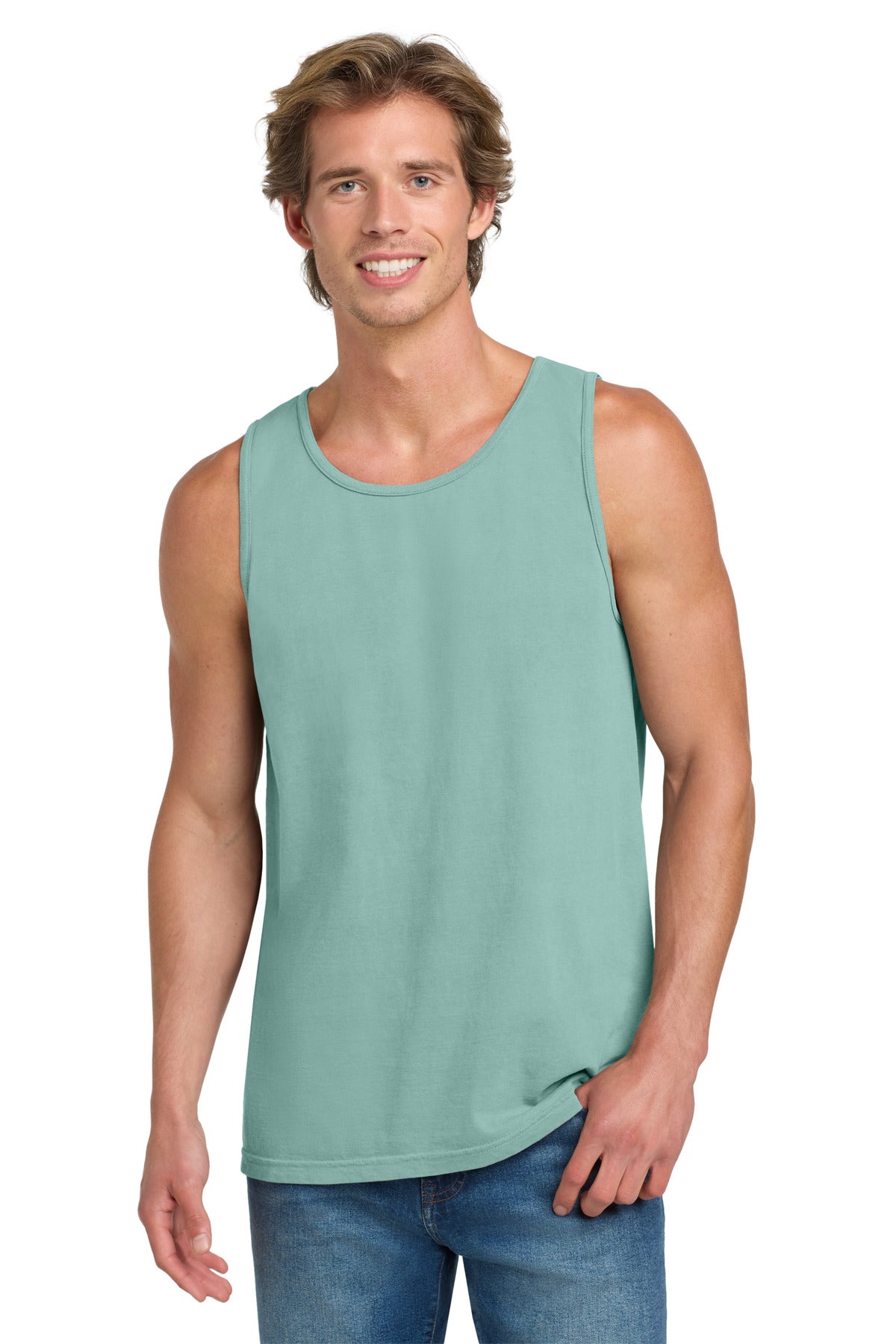 COMFORT COLORS Heavyweight Ring Spun Tank Top - Seafoam