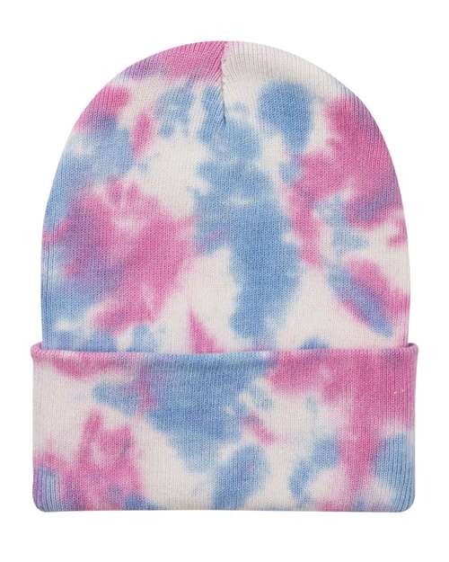 Sportsman Tie-Dyed Custom Cuffed Beanie