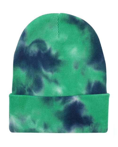 Sportsman Tie-Dyed Custom Cuffed Beanie