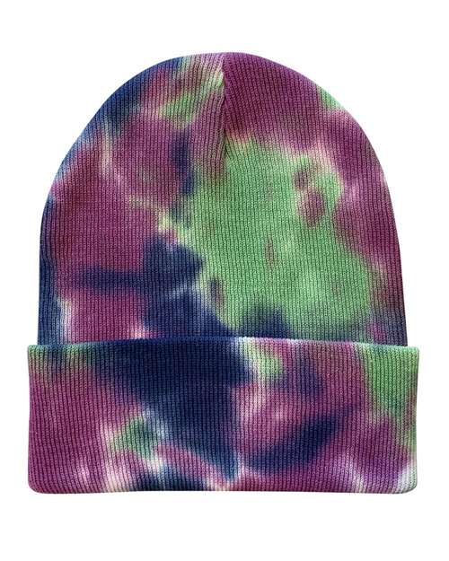 Sportsman Tie-Dyed Custom Cuffed Beanie