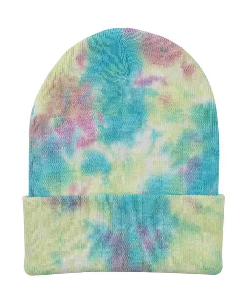 Sportsman Tie-Dyed Custom Cuffed Beanie