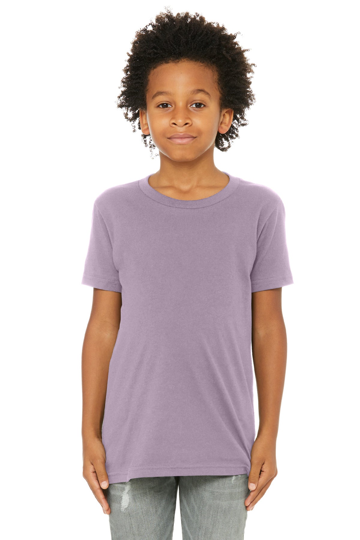 BELLA+CANVAS Youth Jersey Short Sleeve Tee - Light Violet