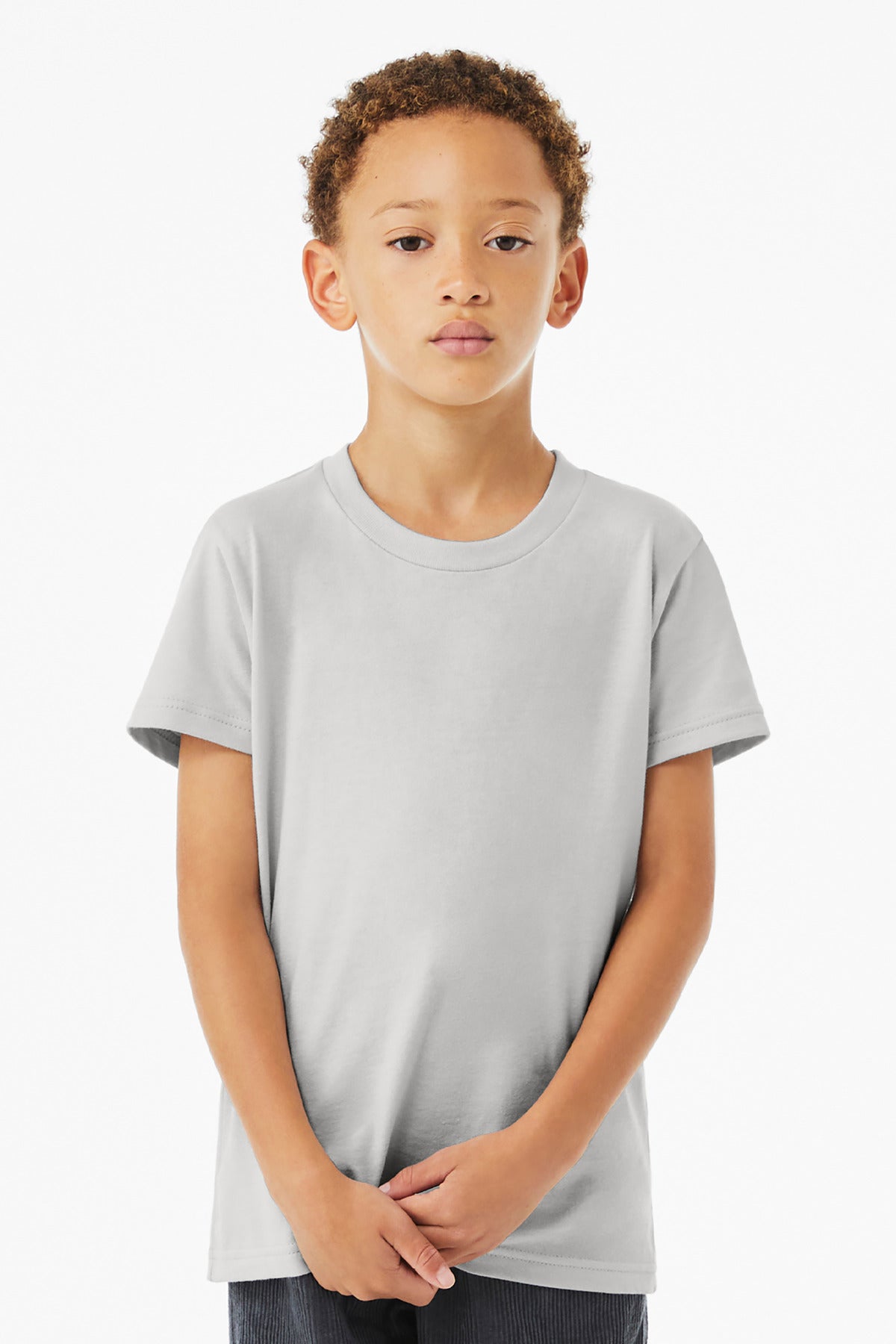 BELLA+CANVAS Youth Jersey Short Sleeve Tee - Solid Athletic Grey
